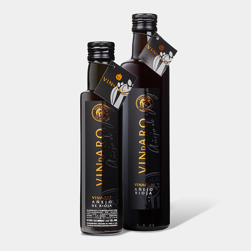 Imagen de producto Vinagre de vino Vindaro añejo-crianza Rioja 5 años